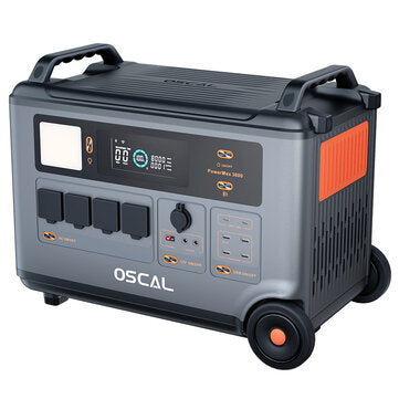Blackview Oscal PowerMax 3600W Kannettava Virtalähde + PM 200W Taitettava Aurinkopaneeli – Tehokas Virranlähde Ulkoiluun ja Kotiin