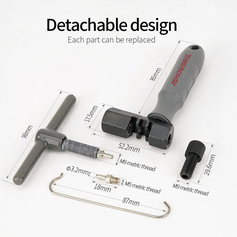 Universal Bike Chain Breaker v3.8 – Katkaisee tapit, irrottaa lenkit.
