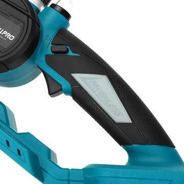 Drillpro 6-tuumainen tehokas hiiliharjaton moottorisaha akkujen kanssa