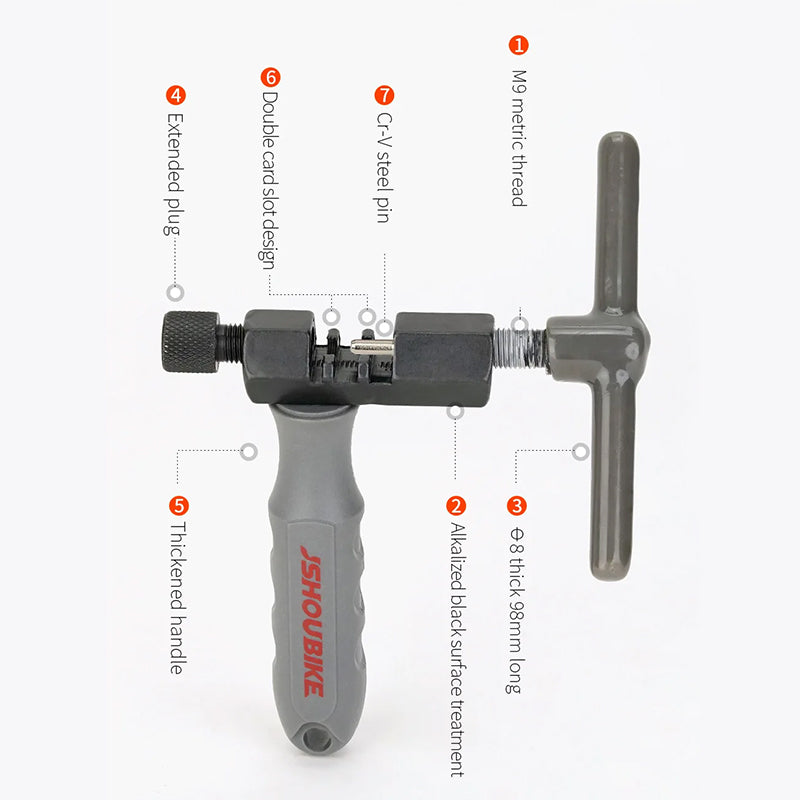Universal Bike Chain Breaker v3.8 – Katkaisee tapit, irrottaa lenkit.