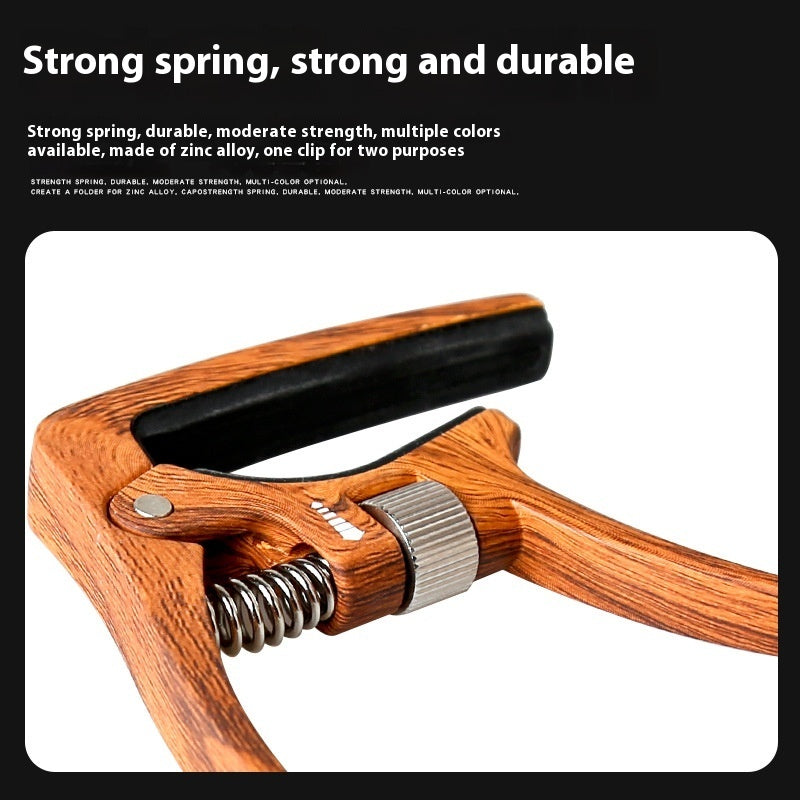 Aroma Capo AC-30 Puukuvioitu Kitarakapodaster