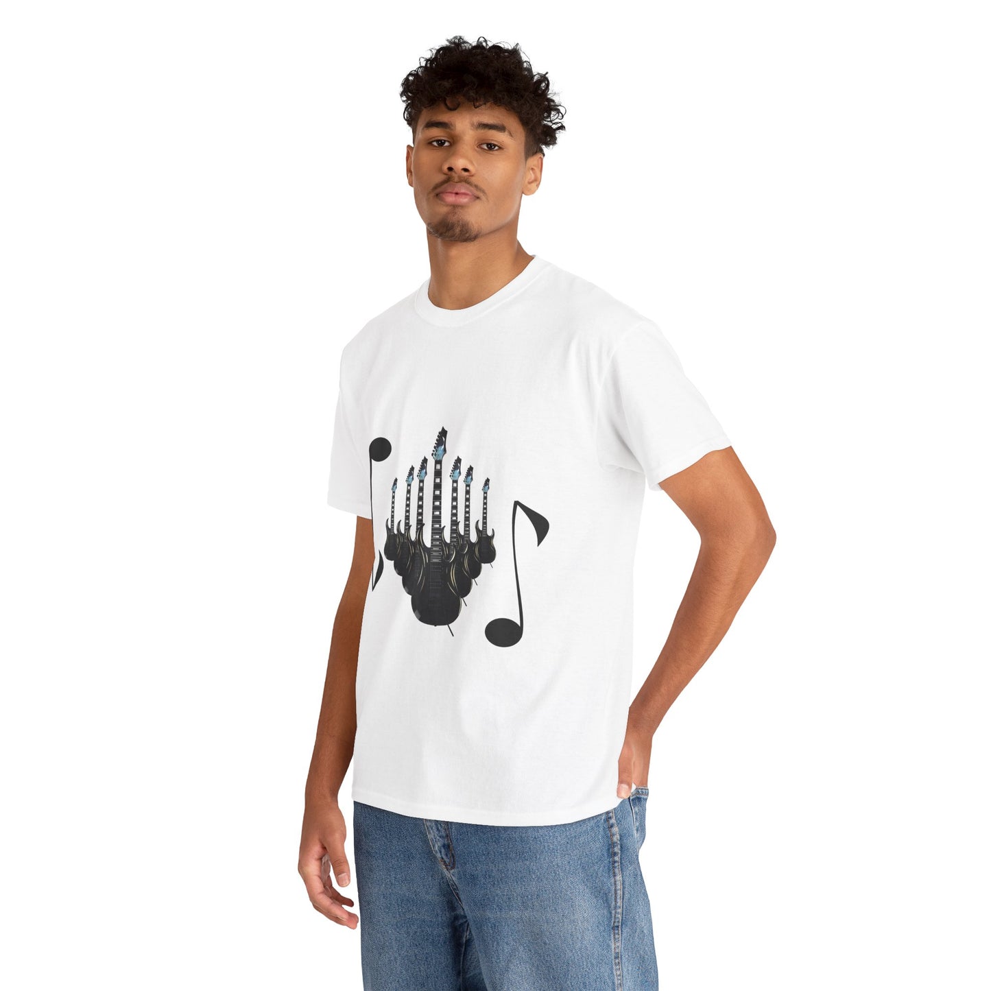 Unisex Heavy Cotton Tee 7 guitars