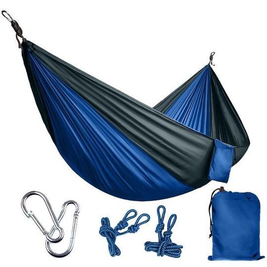 Vaeltajan riippumatto - Kannettava Nylon Parachute Ulkoilma Kaksihenkilöinen Riippumatto