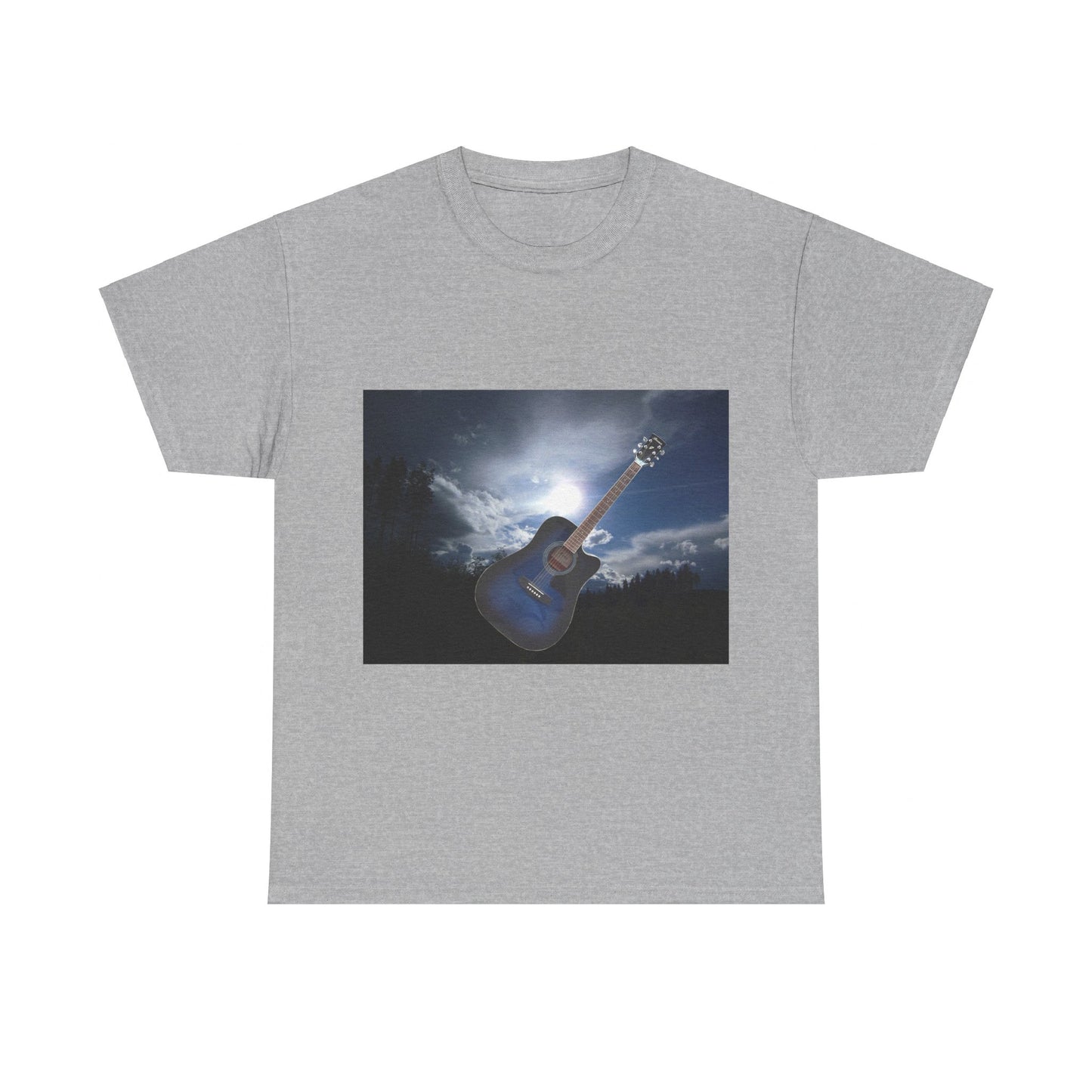 Unisex Heavy Cotton T-paita - taivas