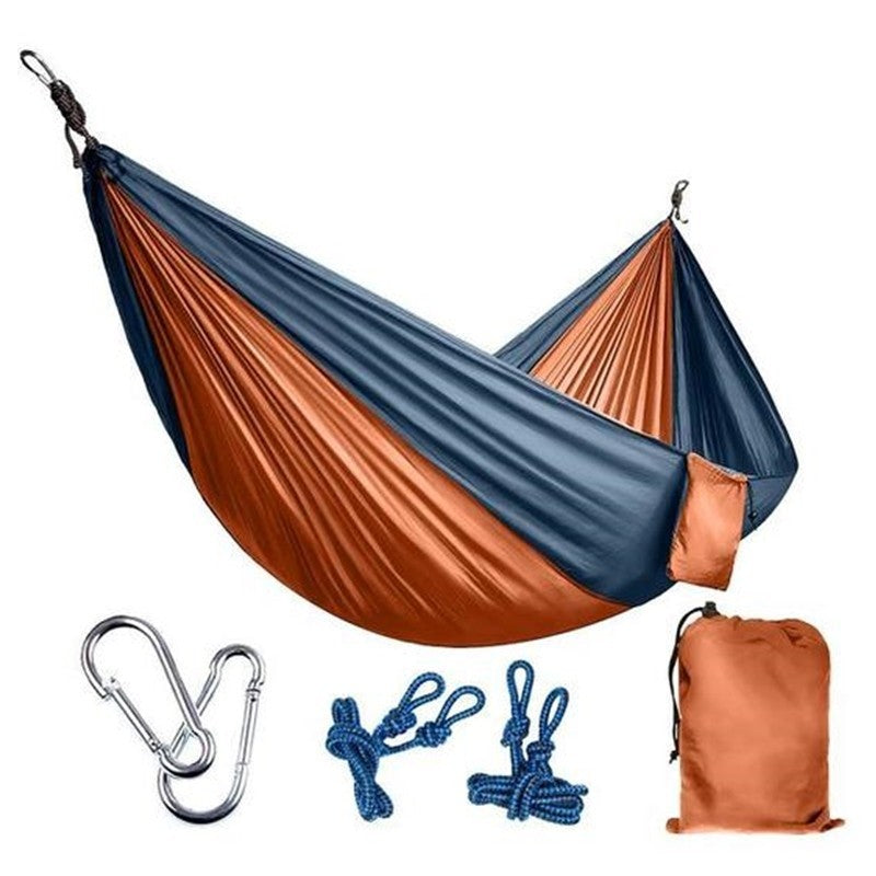 Vaeltajan riippumatto - Kannettava Nylon Parachute Ulkoilma Kaksihenkilöinen Riippumatto