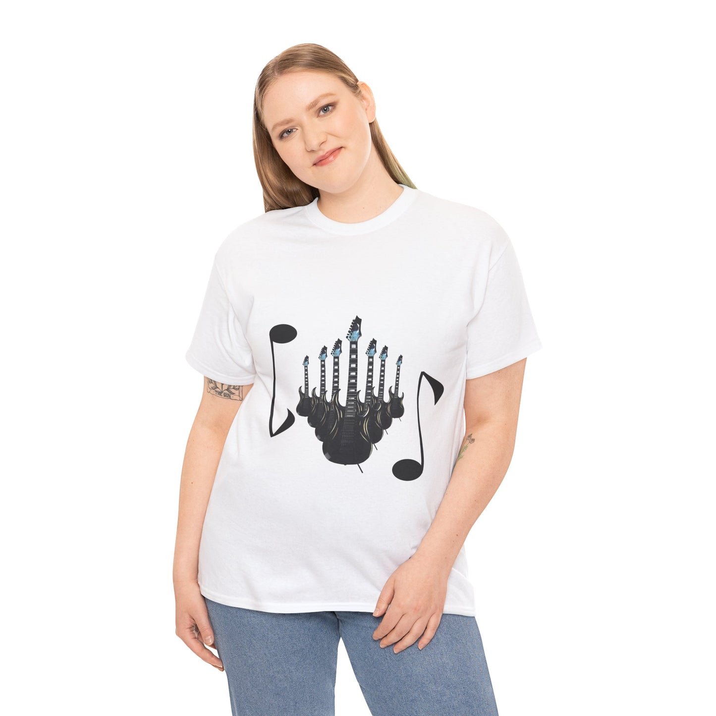 Unisex Heavy Cotton Tee 7 guitars
