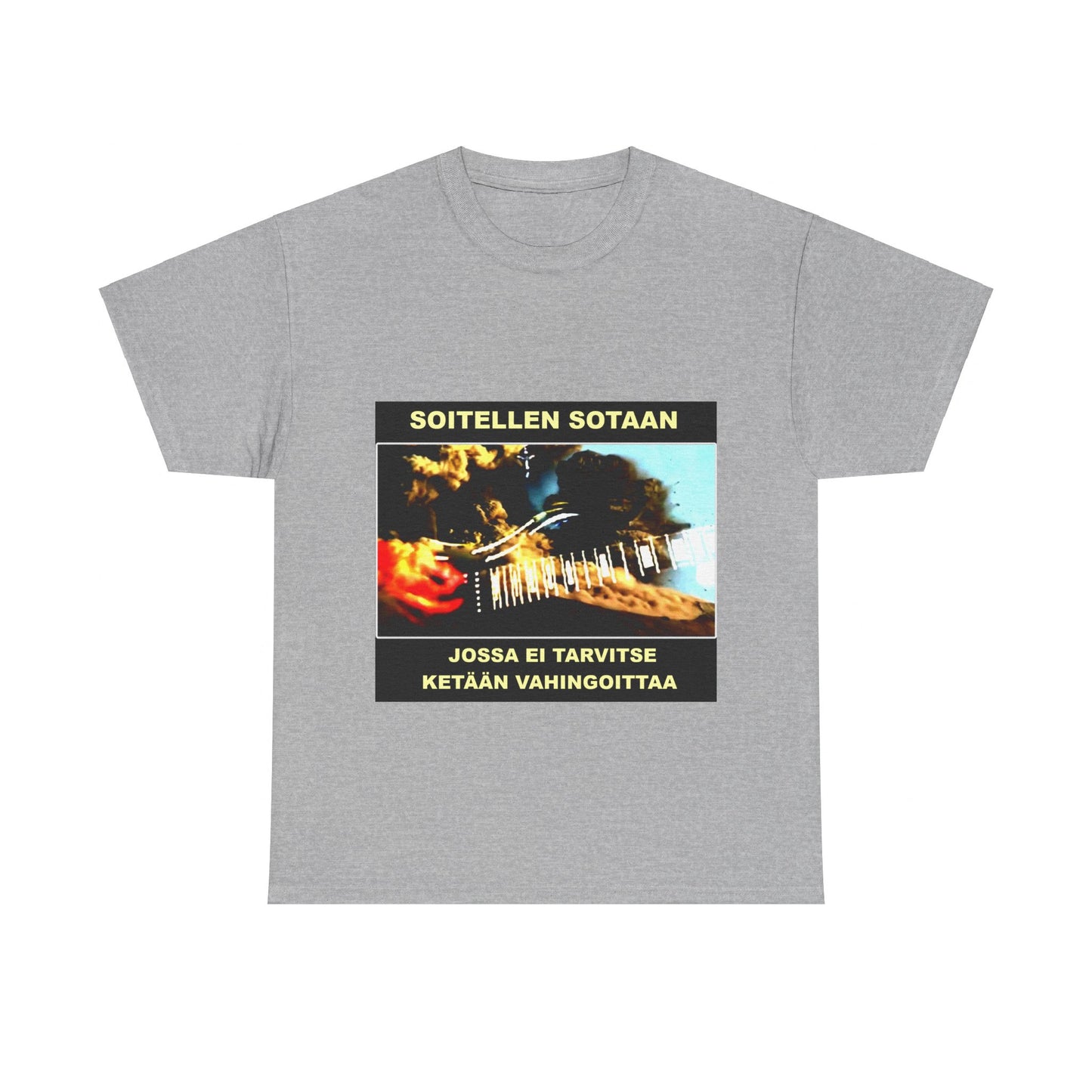 Unisex T-paita - Soitellen sotaan