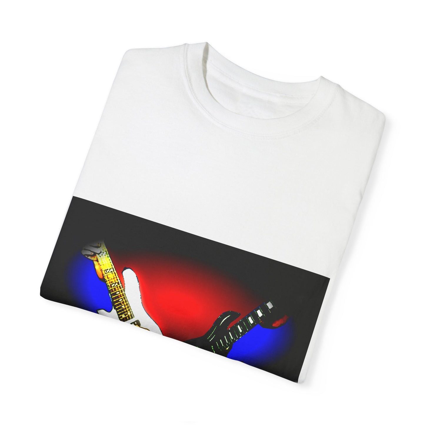 Unisex Garment-Dyed T-shirt - Rock the guitar