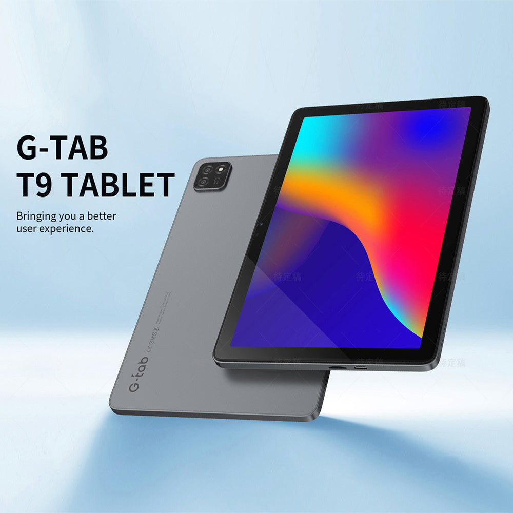 G-tab T9 - tabletti 10,1" Android 14, Rockchip RK3562, 3GB RAM, 64GB ROM, harmaa