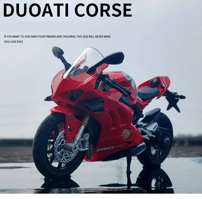 1/12 Ducati Panigale V4S Racing Cross-Country Moottoripyörämalli