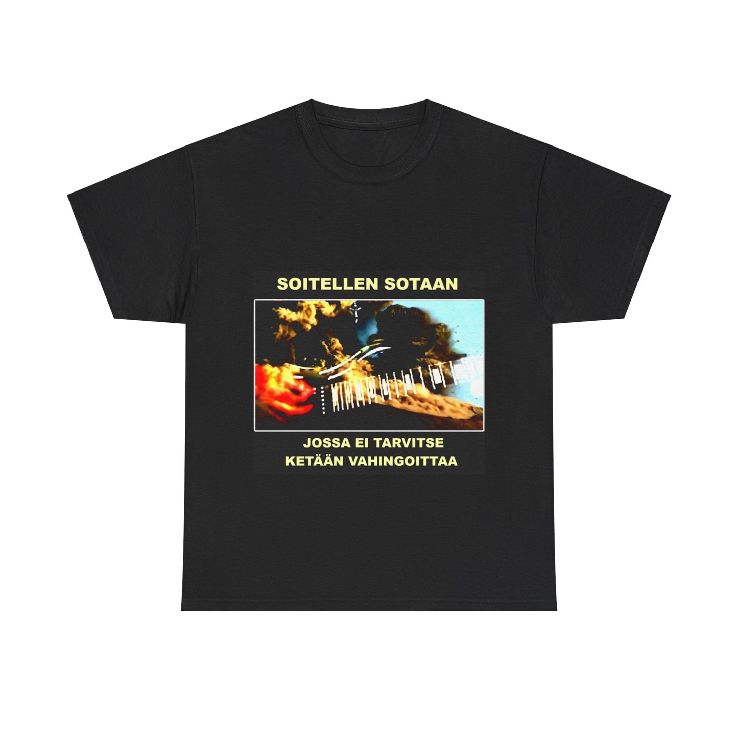 Unisex T-paita - Soitellen sotaan