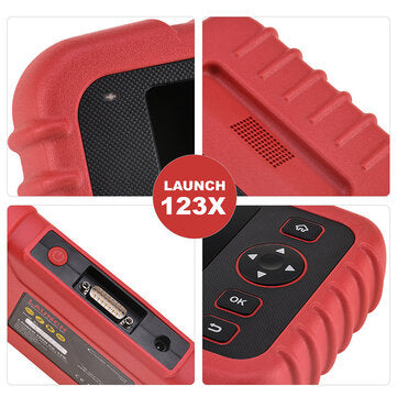 LAUNCH CRP123X V2.0 OBD2 Diagnostiikkatyökalu – 2500 Uuden Version Scanneri Öljy/SAS Nollaus, Moottori, ABS, Airbag, SRS, AT Koodinlukija – Ilmainen Päivitys 2024 Globaali Versio