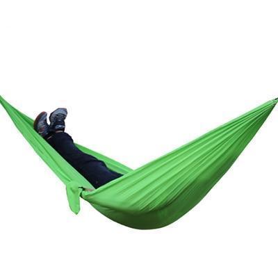 Vaeltajan riippumatto - Kannettava Nylon Parachute Ulkoilma Kaksihenkilöinen Riippumatto