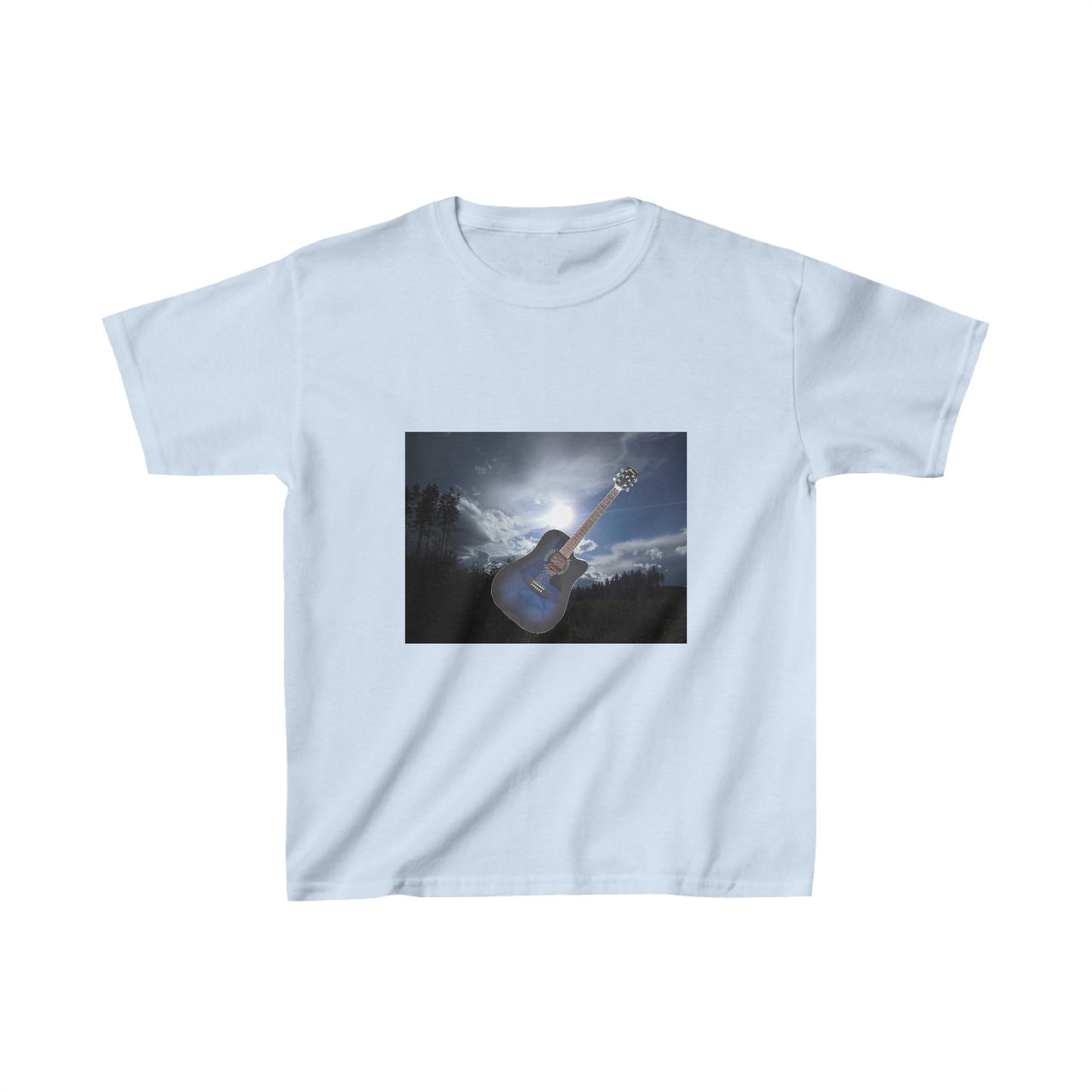 Lasten Heavy Cotton T-paita - taivas