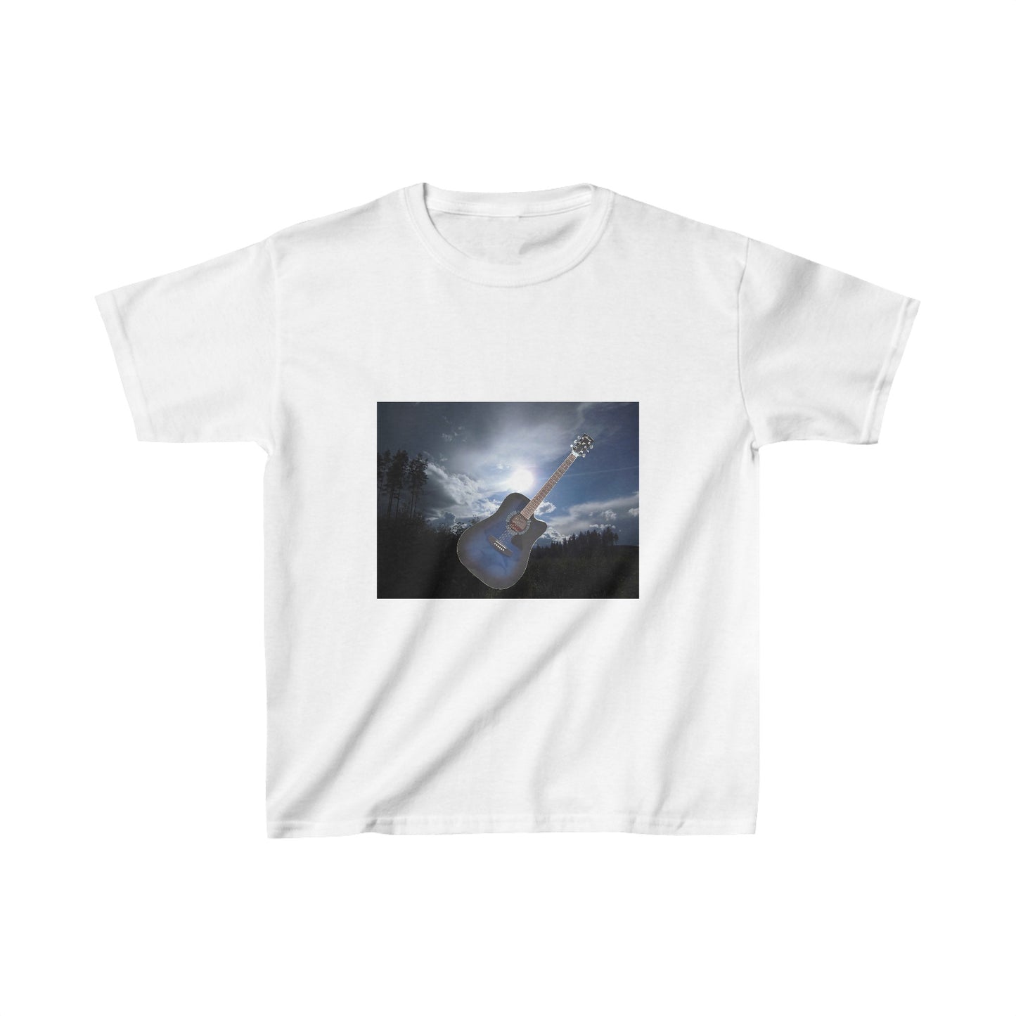 Lasten Heavy Cotton T-paita - taivas