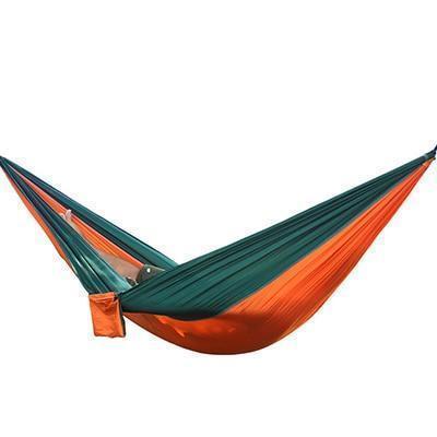 Vaeltajan riippumatto - Kannettava Nylon Parachute Ulkoilma Kaksihenkilöinen Riippumatto