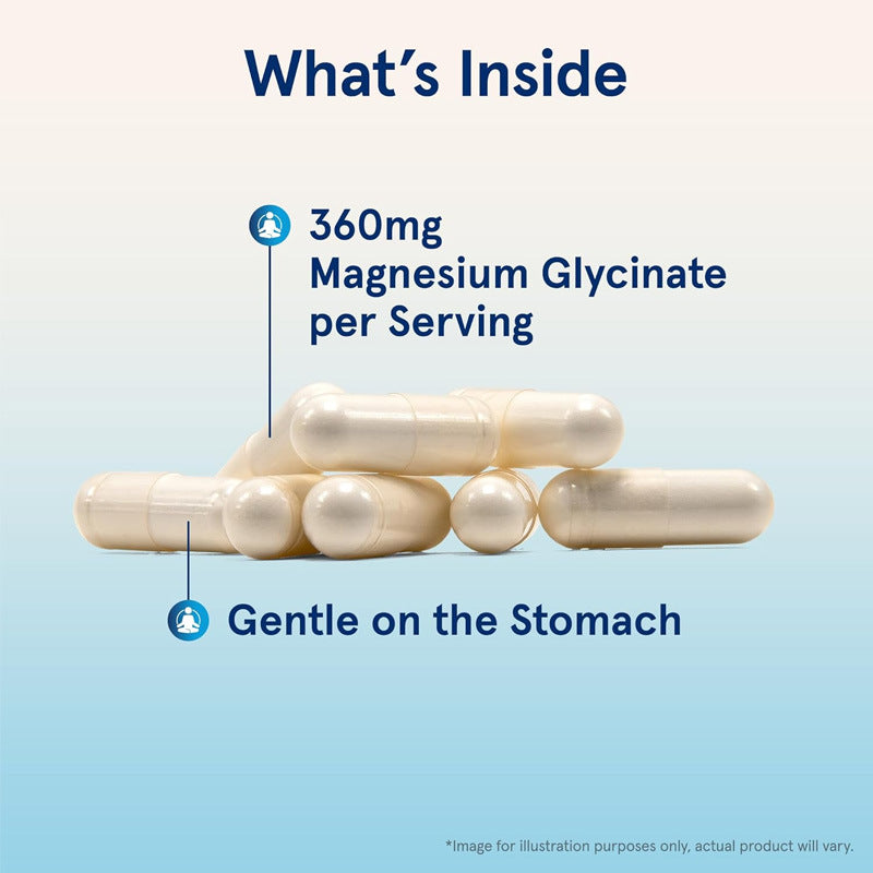 Magnesiumglysiinikapselit – Magnesiumravintolisä