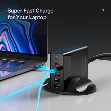 BlitzWolf® BW-S25 75W 6-Port Desktop Charging Station