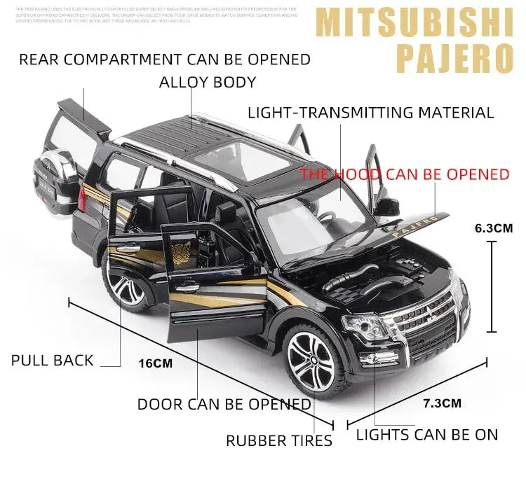 1/32 Mitsubishi Pajero SUV Seosmalli