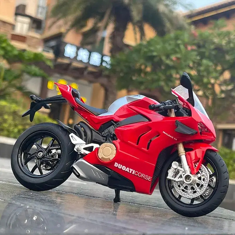 1/12 Ducati Panigale V4S Racing Cross-Country Moottoripyörämalli