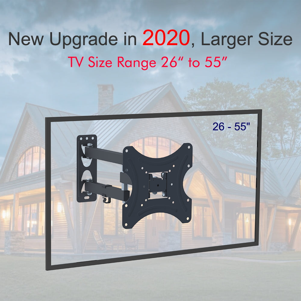 LEADZM TMX200 26-50" Säädettävä TV-Seinäteline Vesivaa'alla