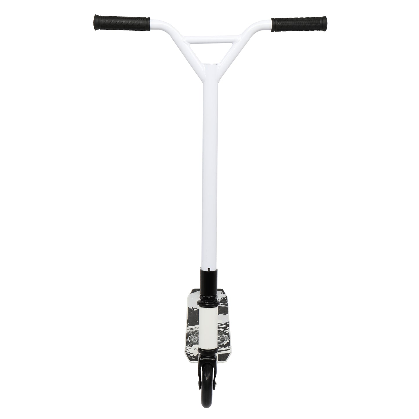 Pro-scooter nuorille ja aikuisille, freestyle-trikkiscooteri valkoinen