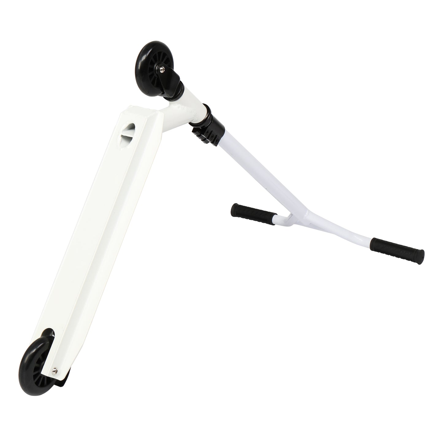 Pro-scooter nuorille ja aikuisille, freestyle-trikkiscooteri valkoinen