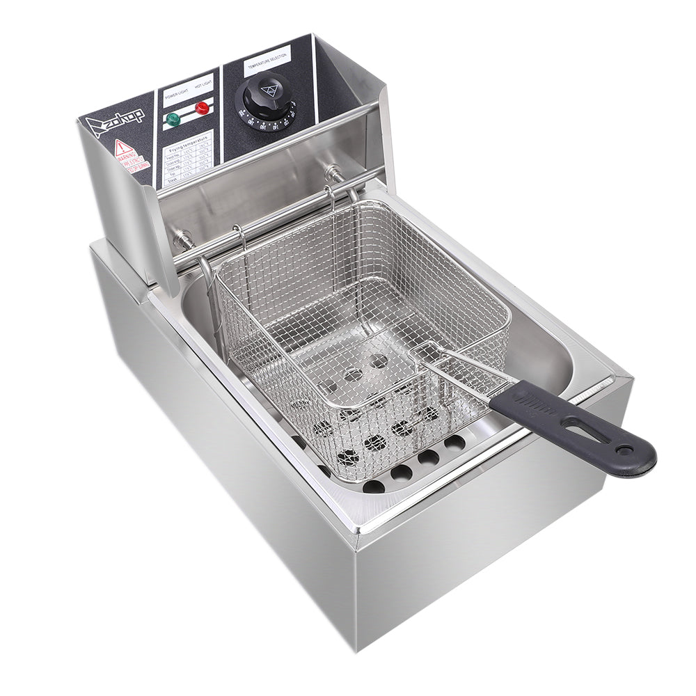 ZOKOP EH81 2500W 220-240V 6.3QT/6L Ruostumattomasta Teräksestä Valmistettu Sähkökikäripannu – UK Plug