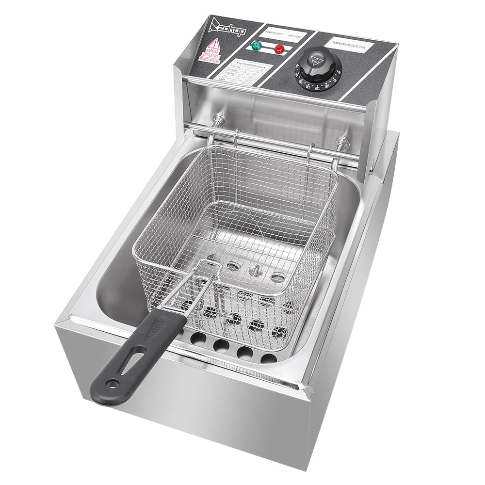 ZOKOP EH81 2500W 220-240V 6.3QT/6L Ruostumattomasta Teräksestä Valmistettu Sähkökikäripannu – UK Plug