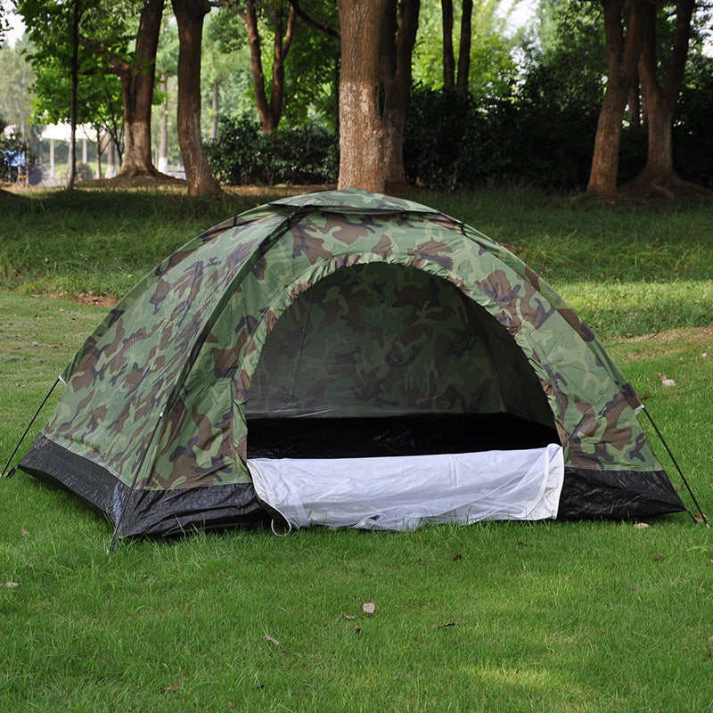 Kaksinkertainen camouflage-teltta Vapaa-ajan teltta Ulkoilma Camping-teltta