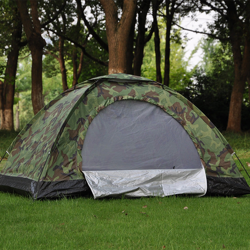 Kaksinkertainen camouflage-teltta Vapaa-ajan teltta Ulkoilma Camping-teltta