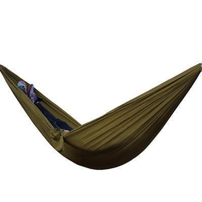 Vaeltajan riippumatto - Kannettava Nylon Parachute Ulkoilma Kaksihenkilöinen Riippumatto