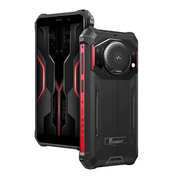 FOSSiBOT F101P Kova Äänentoistin 7GB RAM 64GB ROM 10600mAh 24MP Kolmoiskamera 5,45 tuumaa 18W Nopea Lataus IP68 IP69K Vesitiivis Helio P22 Octa Core 4G Kestävä Älypuhelin