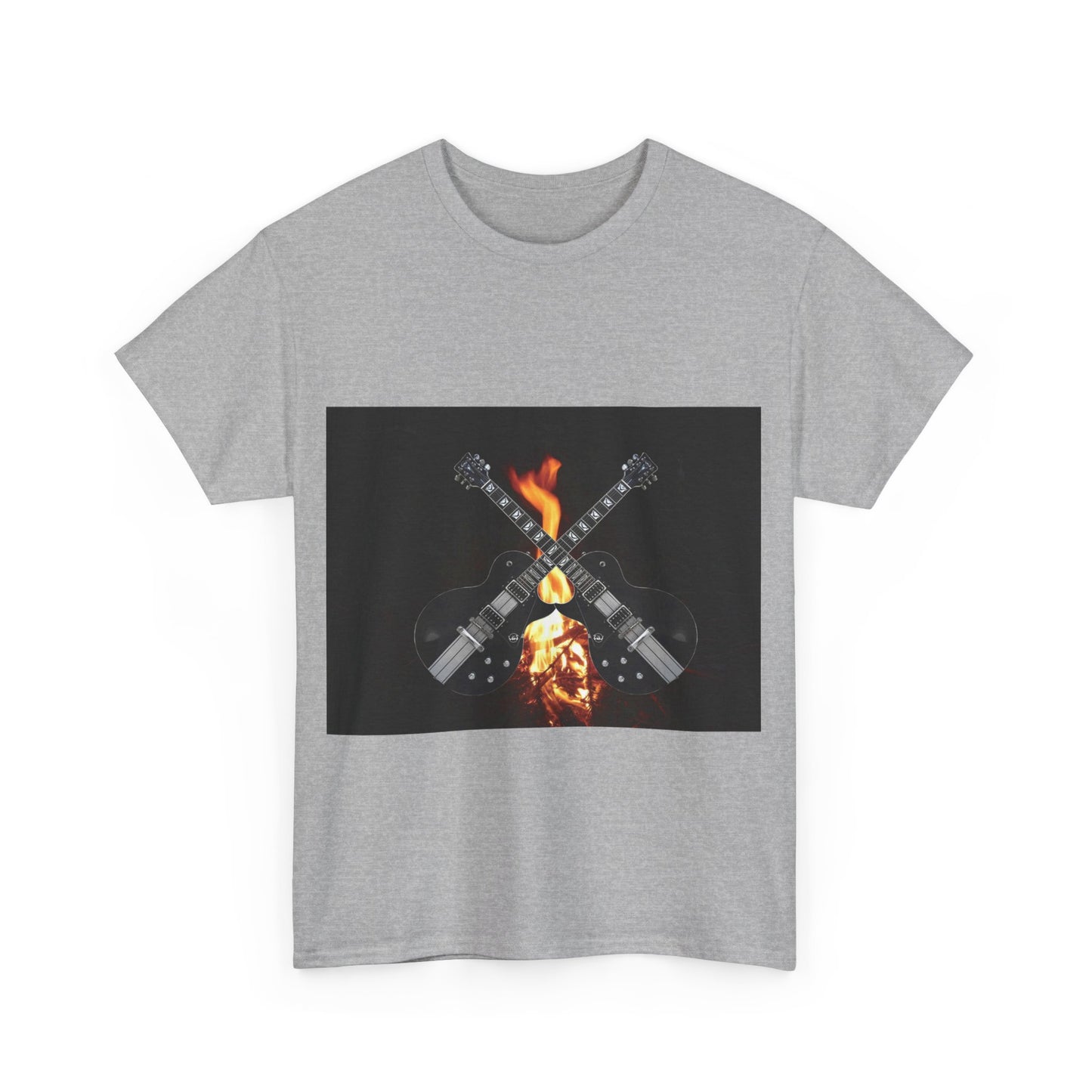 Unisex Heavy Cotton T-paita - kitarat