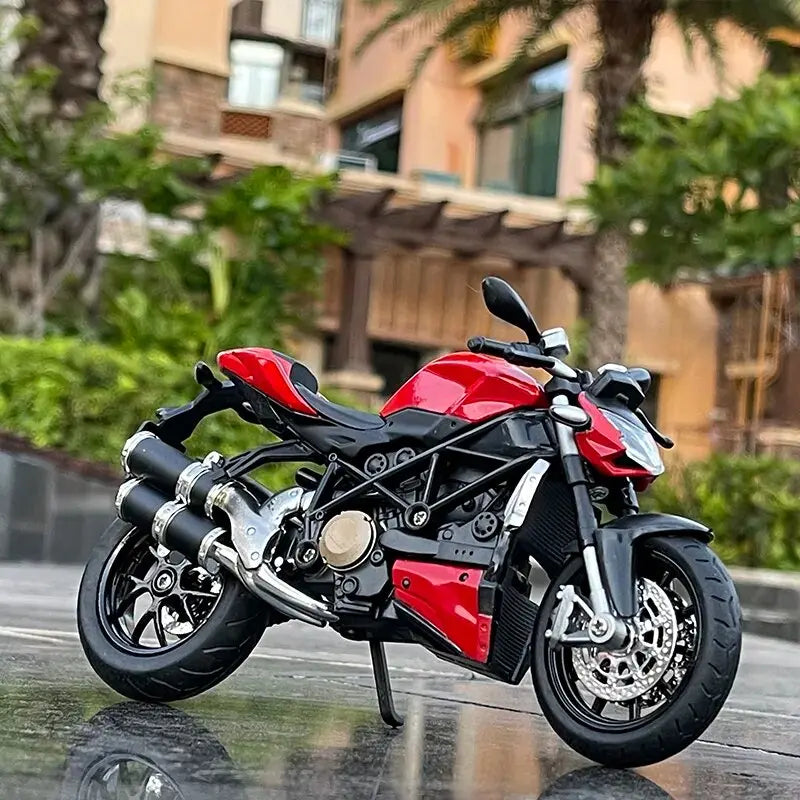 1/12 Ducati Panigale V4S Racing Cross-Country Moottoripyörämalli