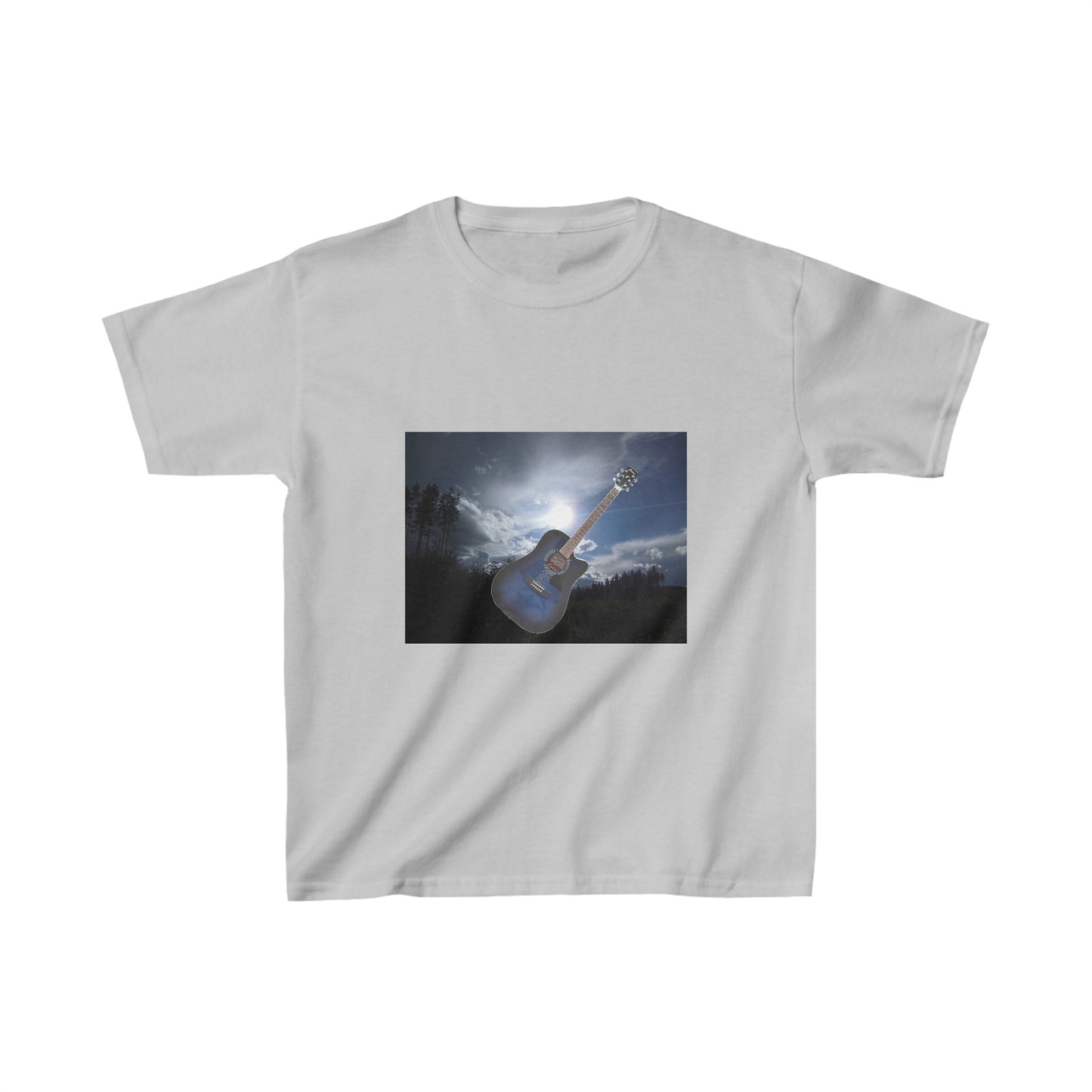 Lasten Heavy Cotton T-paita - taivas