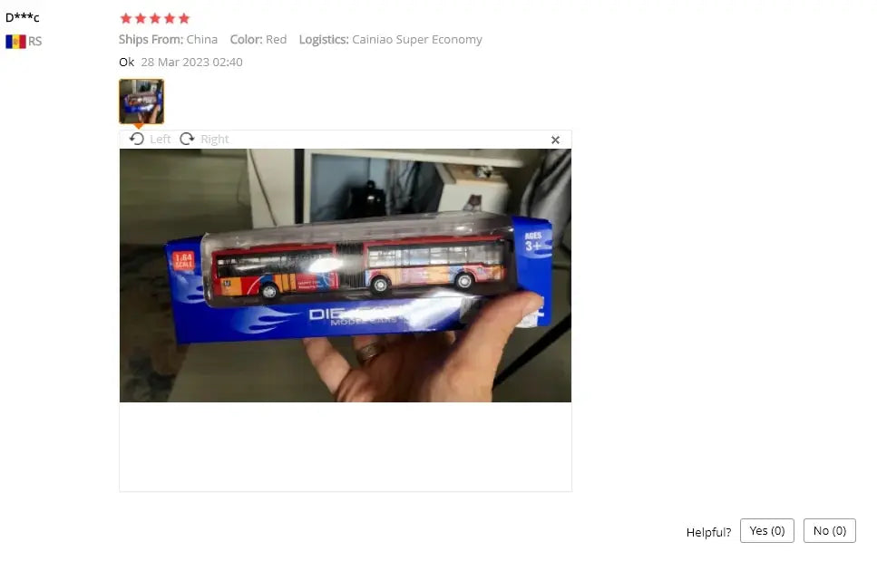 1:64 Seos Kaupunkibussimalli - City Express Kaksoisbussi Diecast Lelukulkuneuvo