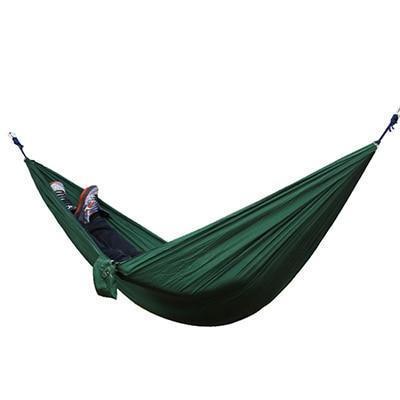 Vaeltajan riippumatto - Kannettava Nylon Parachute Ulkoilma Kaksihenkilöinen Riippumatto