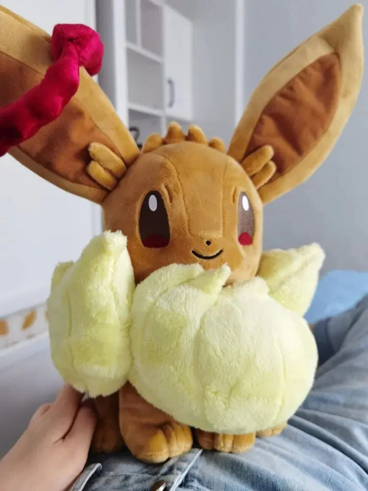Uusi Kawaii Pokémon Pikachu ja Dynamax Eevee Pehmolelut - Anime Elokuvasta, Lasten Päivän ja Joulun Lahja, Täydellinen Syntymäpäivälahja