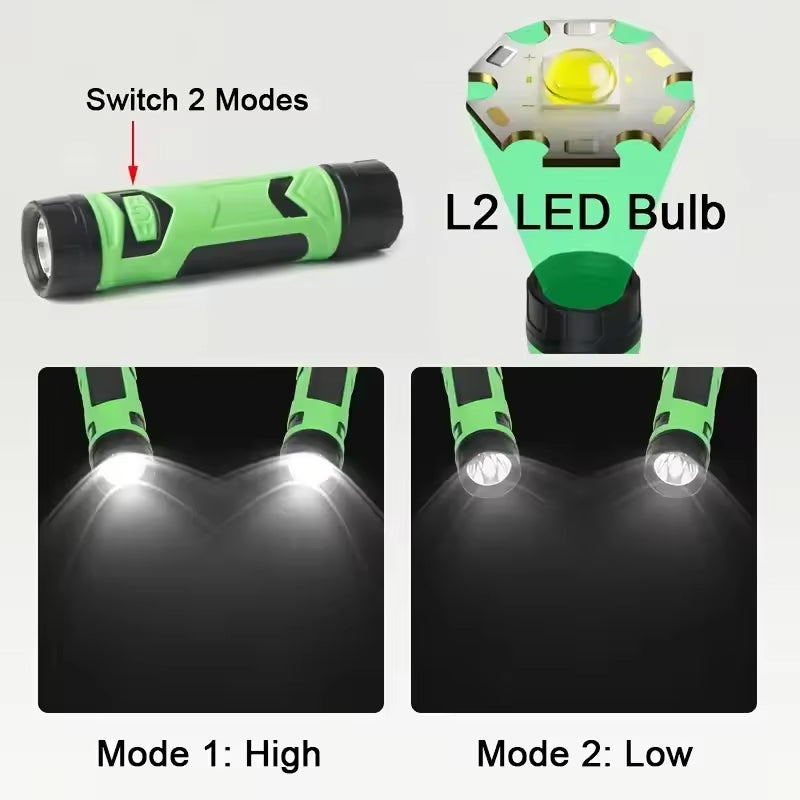 USB-ladattava taittuva LED-kaulavalaisin lukemiseen, säädettävissä jopa 120 astetta.