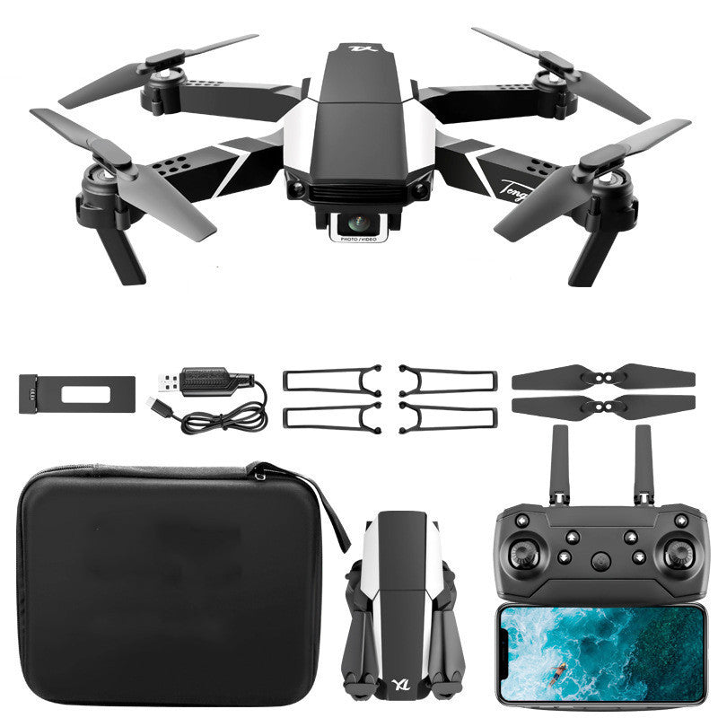 Taitettava kauko-ohjattava drone 4K kaksoiskameralla