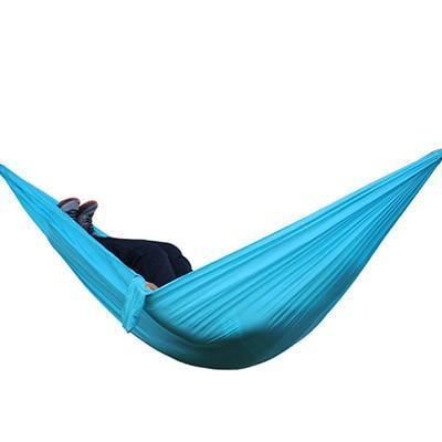 Vaeltajan riippumatto - Kannettava Nylon Parachute Ulkoilma Kaksihenkilöinen Riippumatto