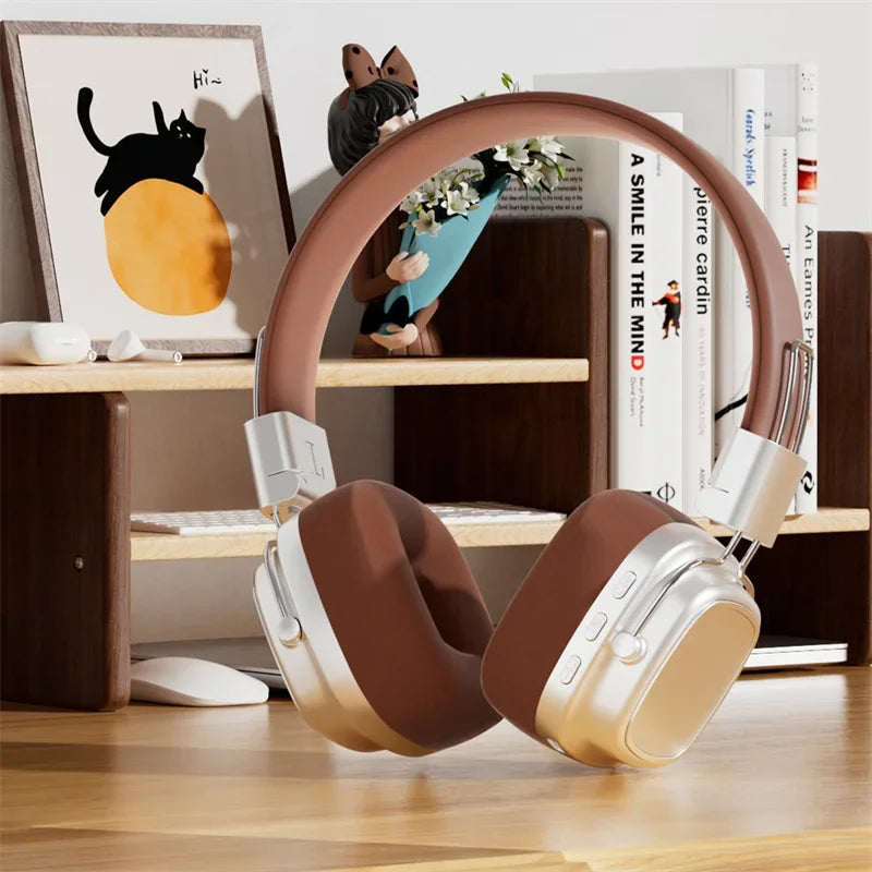 Retro On-Ear-langaton kuulokemikrofoni – Bluetooth 5.3 – Puheluihin ja surround-ääneen – DR02