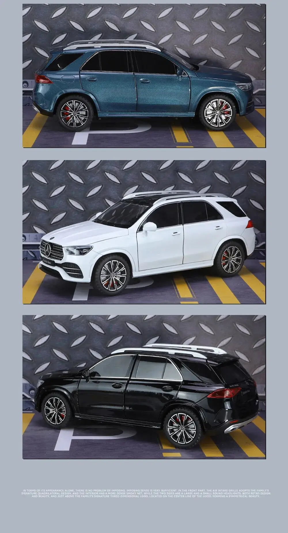 1:24 Benz GLE350 GLE SUV Seosauto - Diecast ja Lelukulkuneuvo