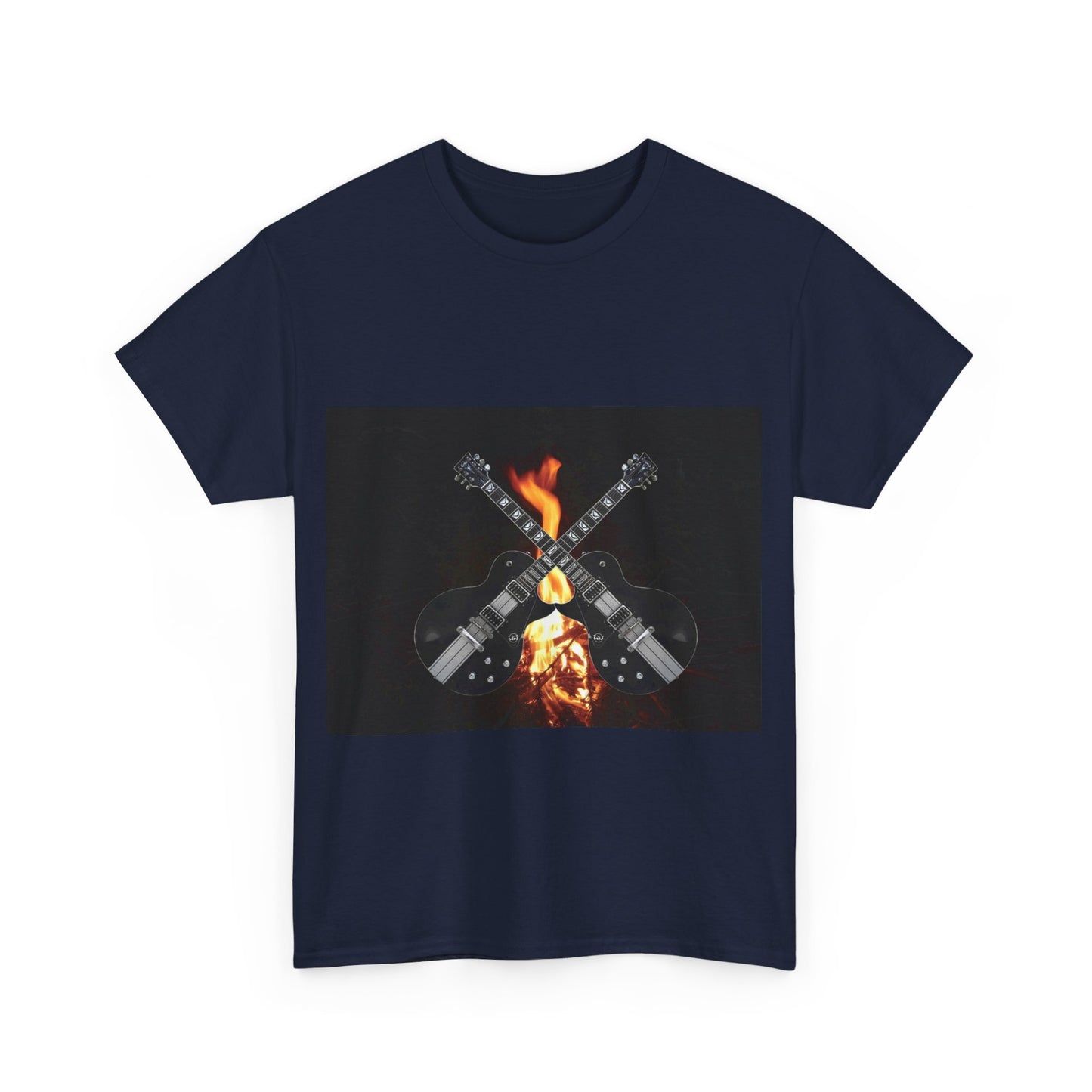 Unisex Heavy Cotton T-paita - kitarat