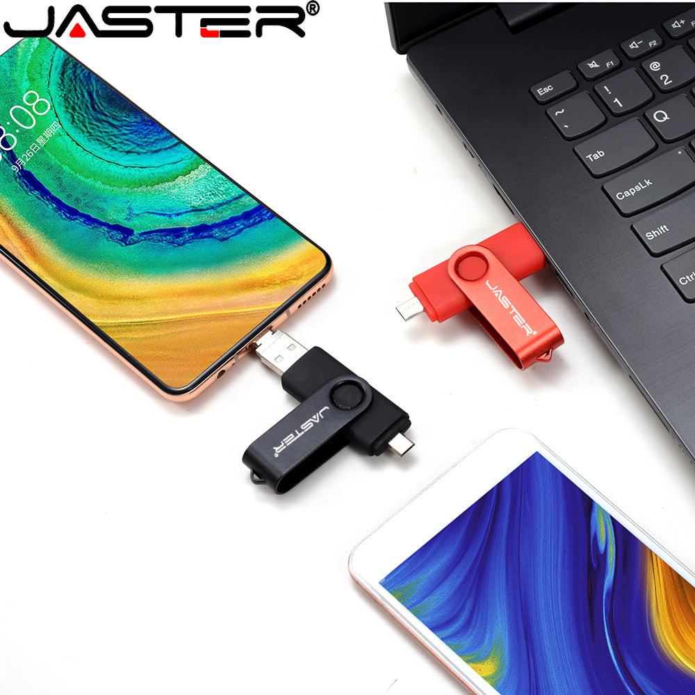 3 Ni 1 Mobile Phone OTG Pen Drive 256GB With TYPE-C Flash Drives 128GB Free Key Chain Memory Stick 64GB Free Custom Logo U Disk