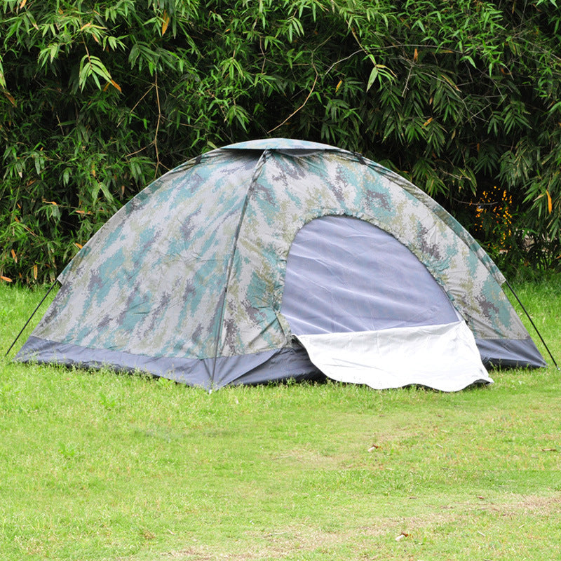 Kaksinkertainen camouflage-teltta Vapaa-ajan teltta Ulkoilma Camping-teltta