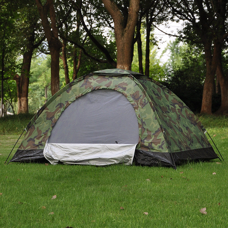 Kaksinkertainen camouflage-teltta Vapaa-ajan teltta Ulkoilma Camping-teltta