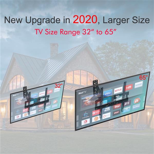 32-65" Yksinkertainen heilurimallinen TV-teline