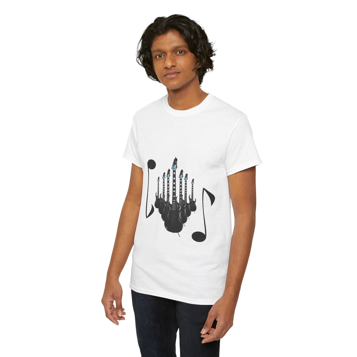 Unisex Heavy Cotton Tee 7 guitars